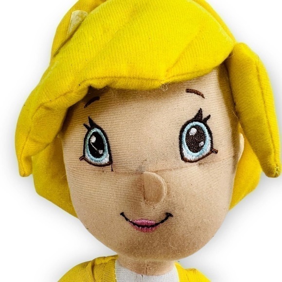 Vintage Strawberry Shortcake Lemon Meringue Tagged Plush Doll 14in Yellow - Picture 2 of 7
